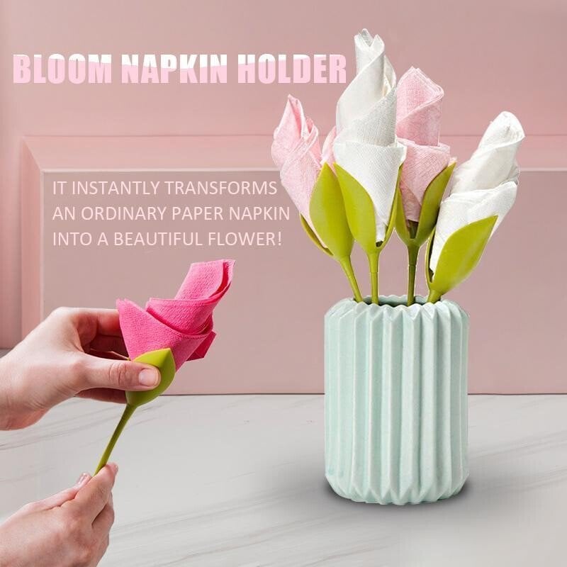 Držalo za prtičke Bloom - naredite življenje romantično