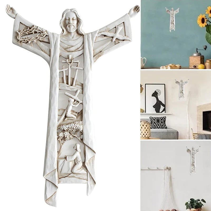 Vstali Kristus, stenski križ, Jezusove figurice