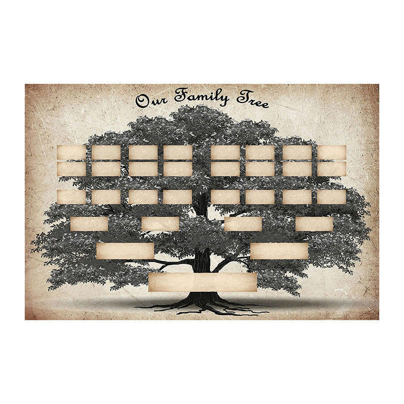 👩‍👩‍👧‍👧 Grafikon družinskega drevesa Ročno izdelano darilo
